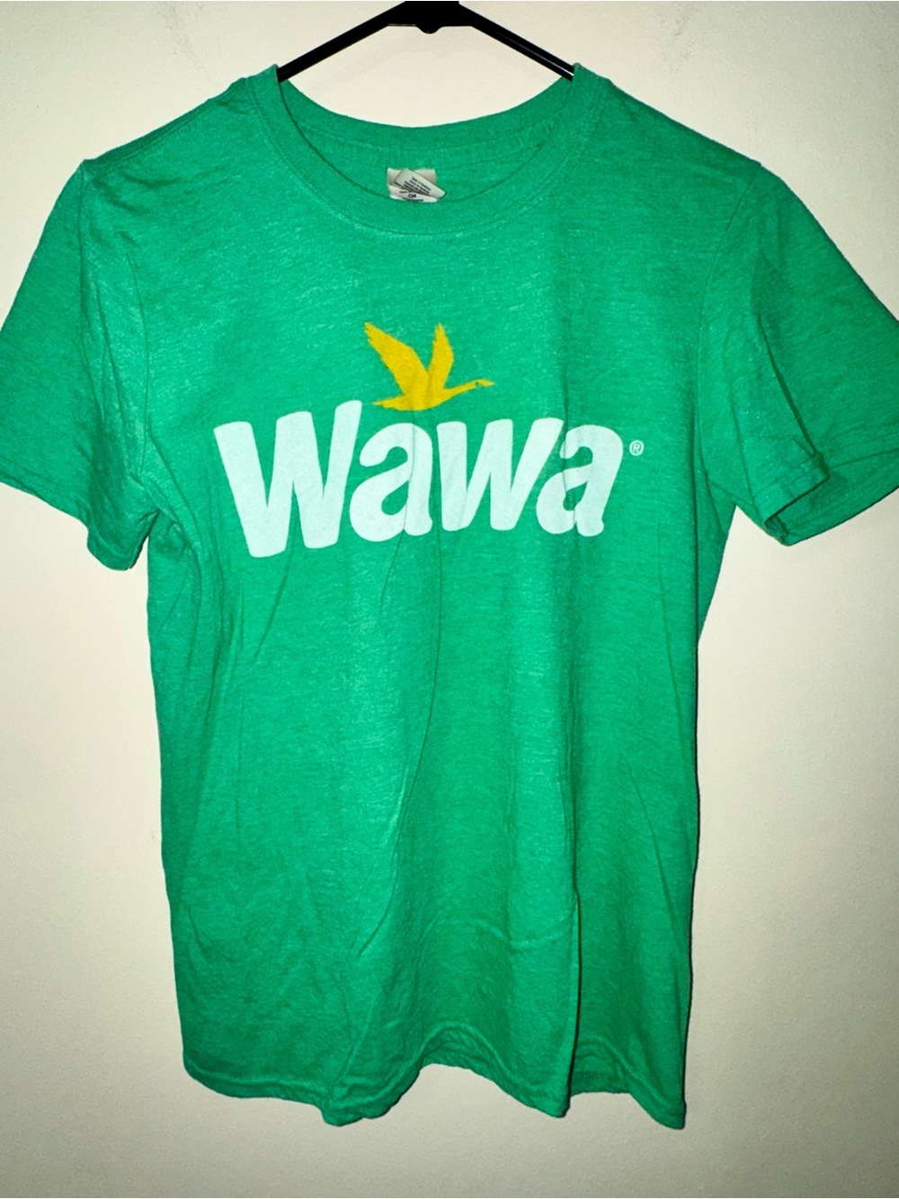 Gildan Green Wawa Crew Neck Graphic Tee